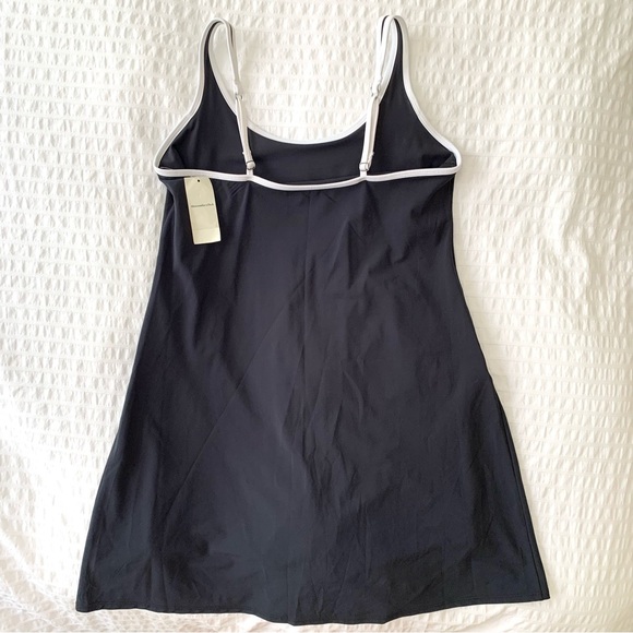 Abercrombie Traveler Dress Skort Athletic Dress Black White Medium - Picture 5 of 7
